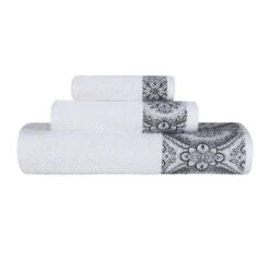 Medallion Ultra-Soft Cotton Highly Absorbent 3 Piece Jacquard Towel Set By Blue Nile Mills -Lunara Bath Store GUEST 75db6e2e 9b79 4ed2 8e47 611abc9d4ef6