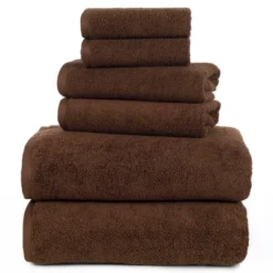 6pc Solid Bath Towels And Washcloths - Yorkshire Home -Lunara Bath Store GUEST 7ec9e455 9773 40d6 a636 f3fc3257348f