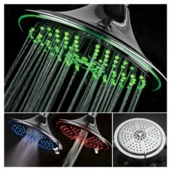 8" LED Color Changing Showerhead Chrome - DreamSpa