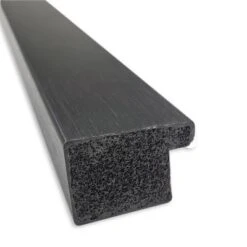 28" X 28" Non-Beveled Grace Narrow Bathroom Wall Mirror Brushed Metallic Black - Amanti Art