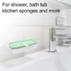 Unique Bargains Soap Dish Soap Cleaning Storage For Bathroom Kitchen Silicone 1Pcs -Lunara Bath Store GUEST 827cbc7f 5a08 4cac 8e68 b3f197f84b3f
