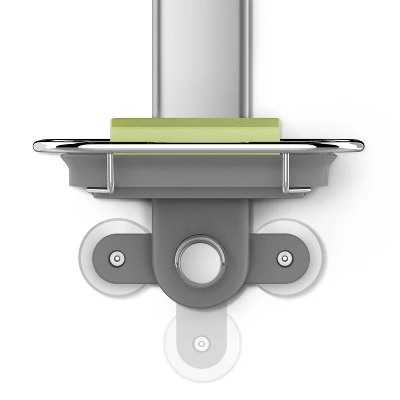 Simplehuman Over Door Shower Caddy Stainless Steel/Anodized Aluminum Silver 6 Simplehuman Over Door Shower Caddy Stainless Steel/Anodized Aluminum Silver - Image 4