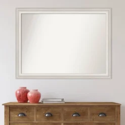 43" X 32" Non-Beveled Trio White Wash Silver Bathroom Wall Mirror - Amanti Art 15 43" X 32" Non-Beveled Trio White Wash Silver Bathroom Wall Mirror - Amanti Art -Lunara Bath Store GUEST 8e92bffe efd7 478c b395 791620dc5eb4