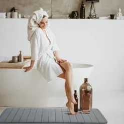 PiccoCasa Absorbent Soft Long Washable Non-Slip Memory Foam Bath Tub Mat Floor Runner Rug -Lunara Bath Store GUEST 9267fc82 192b 46ec a7cb 53f20929dcda