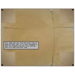 Imperial Framed Bathroom Vanity Wall Mirror Pewter Black - Amanti Art -Lunara Bath Store GUEST 94224ced b594 4d8e aca5 5e2891f38b74