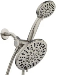 7" 48 Setting High Pressure Luxury Three-Way Rainfall/Handheld Shower Head Combo - AquaDance -Lunara Bath Store GUEST 9786383a 6878 4a83 8f48 1a8f90aab4d5