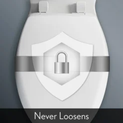 Caswell Never Loosen Elongated Antimicrobial Plastic Soft Close Toilet Seat White - Mayfair By Bemis 9 Caswell Never Loosen Elongated Antimicrobial Plastic Soft Close Toilet Seat White - Mayfair By Bemis -Lunara Bath Store GUEST 989e3ddd 05ed 4ab3 bc7e eddb761b8c71