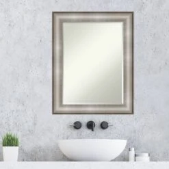 23" X 29" Imperial Framed Bathroom Vanity Wall Rectangle Mirror Silver - Amanti Art 13 23" X 29" Imperial Framed Bathroom Vanity Wall Rectangle Mirror Silver - Amanti Art -Lunara Bath Store GUEST 9acb5c08 35ad 4641 9a2e 514c216ef279