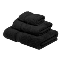 Premium Cotton 800 GSM Heavyweight Plush Luxury 3 Piece Bathroom Towel Set By Blue Nile Mills -Lunara Bath Store GUEST 9ad3f7af 647e 4d87 a5c8 69e4493310f2