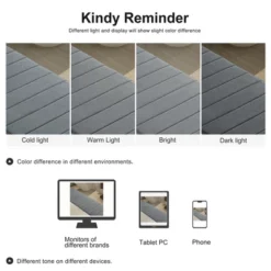 PiccoCasa Absorbent Soft Long Washable Non-Slip Memory Foam Bath Tub Mat Floor Runner Rug