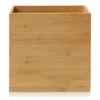 Casafield Bamboo Waste Basket, Rectangular Narrow Trash Can For Bathroom, Bedroom, Office -Lunara Bath Store GUEST a141cf16 842a 4d49 9901 dbff9a66832f
