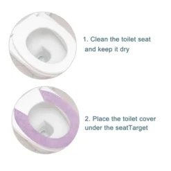 Unique Bargains Washable Reusable Bathroom Soft Warmer Toilet Seat Cover Pad Cushion Lid With Snap 1 Pcs -Lunara Bath Store GUEST a3cf9977 f5ee 48be a097 66ac9322233f