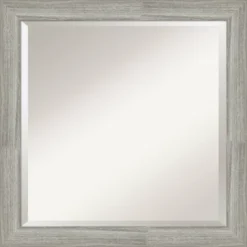 Dove Graywash Narrow Framed Bathroom Vanity Wall Mirror - Amanti Art -Lunara Bath Store GUEST a495163a 6139 4638 b309 2efb7645f021