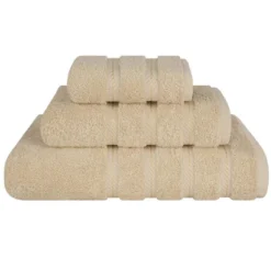 American Soft Linen 3 Piece Towel Set, 100% Cotton Bath Towels For Bathroom -Lunara Bath Store GUEST a4d1b818 3c3a 4e92 9188 84257109adb9