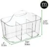 MDesign Plastic Nursery Storage Organizer Caddy Tote, Small -Lunara Bath Store GUEST a7883a1e 0ff6 4a9c 84d0 344b6c954616