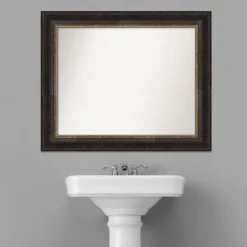 34" X 28" Non-Beveled Varied Black Bathroom Wall Mirror - Amanti Art 16 34" X 28" Non-Beveled Varied Black Bathroom Wall Mirror - Amanti Art -Lunara Bath Store GUEST acf7ea15 78ae 45d2 a9ed df8a5cece26a