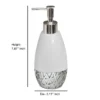 Bali Resin Tall Liquid Soap Dispenser - Nu Steel -Lunara Bath Store GUEST ad564da6 9da8 4fda aabd 9f07aa33794d