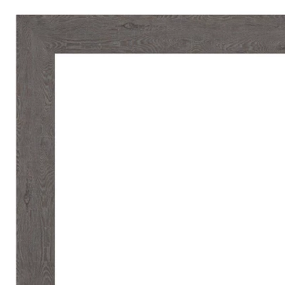 44" X 33" Non-Beveled Rustic Plank Gray Bathroom Wall Mirror - Amanti Art 4 44" X 33" Non-Beveled Rustic Plank Gray Bathroom Wall Mirror - Amanti Art - Image 2