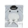 Hudson Baby Unisex Cotton Animal Face Hooded Towel, Hippo, One Size -Lunara Bath Store GUEST b16f352a 5e81 4a96 a286 b0db48e581dd