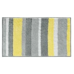 MDesign Striped Microfiber Bathroom Spa Mat Rugs/Runner, Set Of 3 -Lunara Bath Store GUEST b19cbf1a b6ef 4205 a1bb f150febd2418