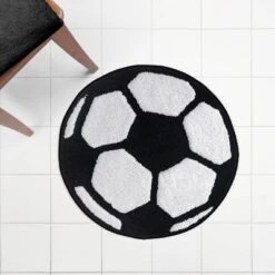 Soccer Bath Rug - Allure Home Creations -Lunara Bath Store GUEST b2e94a66 eca7 45ad 903d 0a72da044c5f