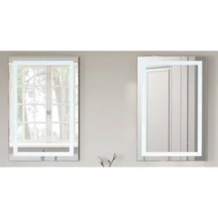 24" Rectangular Frameless Lighted LED Bathroom Mirror With Anti Fog - Tosca -Lunara Bath Store GUEST b4f70662 9e21 491e a002 725b916d5f14