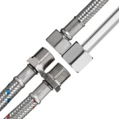 Side-Mounted All Metal Attachable Bidet With Adjustable Spray Wand Dual Temperature Silver - Brondell -Lunara Bath Store GUEST b7b2caac 38ab 4b88 81fb 501e4819d232