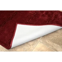24"x40"Essence Nylon Washable Bathroom Rug Chili Red - Garland Rug -Lunara Bath Store GUEST b97bcdaa 4718 44d9 ba26 25b39d373ca4