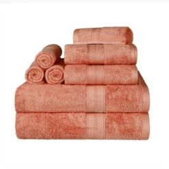 8 Piece Assorted Bath Towel Set, Rayon From Bamboo And Cotton, Ultra-Soft Plush Quick Drying, Solid Terry Towels With Dobby Border By Blue Nile Mills 24 8 Piece Assorted Bath Towel Set, Rayon From Bamboo And Cotton, Ultra-Soft Plush Quick Drying, Solid Terry Towels With Dobby Border By Blue Nile Mills -Lunara Bath Store GUEST bd2e716d 2ae3 4fd0 b8c4 2db15a75c70a