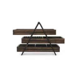 Terrace Jewelry Storage Box Black/Walnut - Umbra -Lunara Bath Store GUEST c1e8f214 429a 473d ab85 4bab0d8b7379