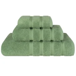 American Soft Linen 3 Piece Towel Set, 100% Cotton Bath Towels For Bathroom -Lunara Bath Store GUEST c844df24 672c 4753 ad27 73bd0e7a8fcc