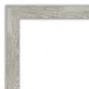 Amanti Art Dove Greywash Narrow Petite Bevel Bathroom Wall Mirror 27.5 X 21.5 In.