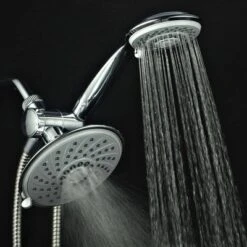 Aqua Dance 3 Way Rainfall Combo Showerhead Chrome - HoteSpa -Lunara Bath Store GUEST ca340832 4de6 4e8c 9c26 b2b117939e61