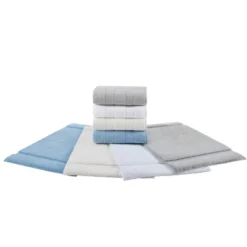 6pc Parker Luxury Striped Cotton Towel Set Ivory -Lunara Bath Store GUEST cb4b4b22 eb74 44ea 97f5 1ce8f80873d1