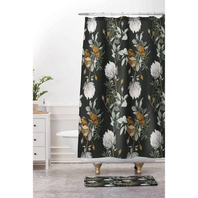 Iveta Abolina Helaine Night Memory Foam Bath Mat Black - Deny Designs 4 Iveta Abolina Helaine Night Memory Foam Bath Mat Black - Deny Designs - Image 2