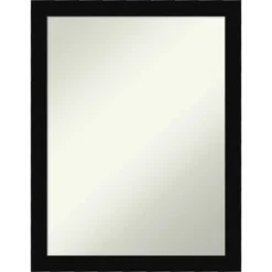 Black Museum Non-Beveled Wood Bathroom Wall Mirror -Lunara Bath Store GUEST d0b2b980 3f90 467f b652 9be4cf2f9d06