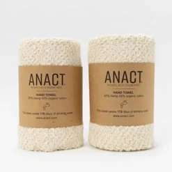 Anact Hemp And Organic Cotton Fast Drying Hand Towel 2pk -Lunara Bath Store GUEST d151ef09 cf9a 4ea8 91df fd98434751da