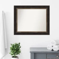 34" X 28" Non-Beveled Varied Black Bathroom Wall Mirror - Amanti Art 17 34" X 28" Non-Beveled Varied Black Bathroom Wall Mirror - Amanti Art -Lunara Bath Store GUEST d2dc2bf9 5471 47eb bf54 ea06f109586d