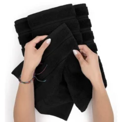 American Soft Linen 3 Piece Towel Set, 100% Cotton Bath Towels For Bathroom -Lunara Bath Store GUEST d462666f bc4d 485e ac43 341392924c91