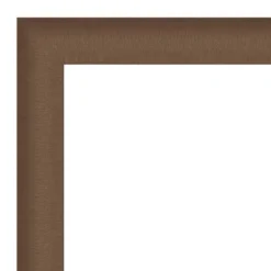 41" X 29" Non-Beveled Elegant Brushed Bathroom Wall Mirror Bronze - Amanti Art -Lunara Bath Store GUEST d5c84c87 4605 4a64 aa6b a80727e88402