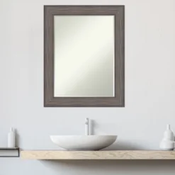 Amanti Art Country Barnwood Petite Bevel Wood Bathroom Wall Mirror 29 X 23 In. 19 Amanti Art Country Barnwood Petite Bevel Wood Bathroom Wall Mirror 29 X 23 In. -Lunara Bath Store GUEST d650de90 ee24 433d 86de 15107b4564a8