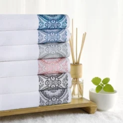 Medallion Ultra-Soft Cotton Highly Absorbent 3 Piece Jacquard Towel Set By Blue Nile Mills -Lunara Bath Store GUEST d9ac4b85 e24c 4c94 9504 8c6e4bcf6842