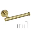 Unique Bargains Bathroom Rustproof Stainless Steel Brushed Fixed Toilet Paper Holders -Lunara Bath Store GUEST da0408dc bb36 4431 a357 3f001a07a259