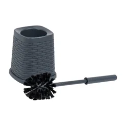Square Wastepaper Basket And Toilet Brush Set Gray - Mind Reader -Lunara Bath Store GUEST dac308a2 5576 43e9 9e89 70873839af1c