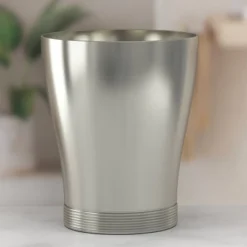 Metal Bathroom Wastebasket - Nu Steel