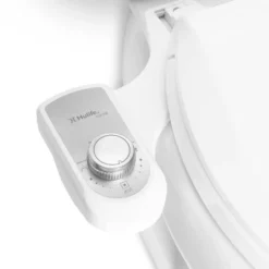 Non-Electric Bidet Attachment With Dual Nozzle And Cold Water White - Hulife