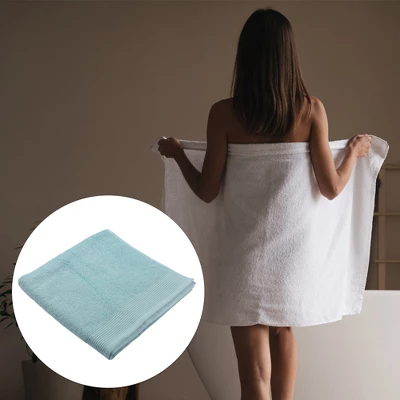 Unique Bargains Bathroom Shower Classic Soft Absorbent Cotton Bath Towel 59.06"x28.35" 1 Pc 7 Unique Bargains Bathroom Shower Classic Soft Absorbent Cotton Bath Towel 59.06"x28.35" 1 Pc - Image 5