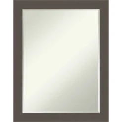 Brushed Petite Bevel Bathroom Wall Mirror -Lunara Bath Store GUEST e4ed2bdd 8525 4540 94dc 42137d42967c