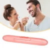 Unique Bargains Portable Toothbrush Cases Traveling Toothbrush Holders Case Plastic 8.46"x1.18"x1.14" 1 Pcs -Lunara Bath Store GUEST eb8eed83 c5bc 4939 a7ec 29906731abad