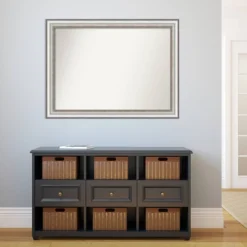 43" X 32" Non-Beveled Salon Silver Bathroom Wall Mirror - Amanti Art 13 43" X 32" Non-Beveled Salon Silver Bathroom Wall Mirror - Amanti Art -Lunara Bath Store GUEST ec779986 be99 45d8 acae 784b5a717eae